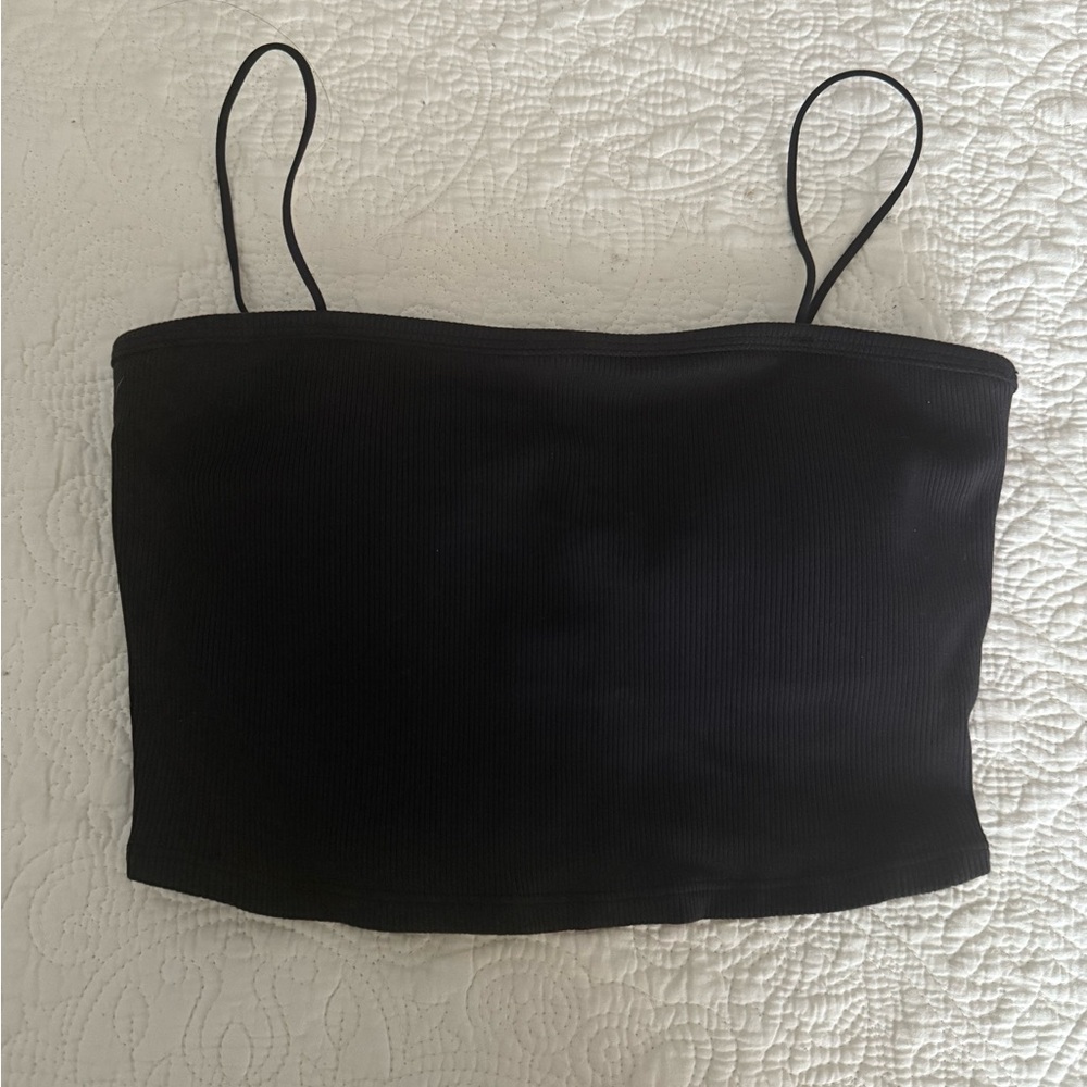ALO Yoga Black Ribbed Tank - Picture 4 of 5
